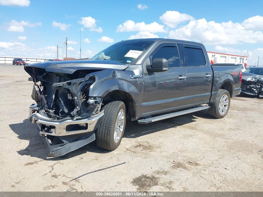 VIN 1FTEW1EGXJFD80673 2018 FORD F-150 XLT