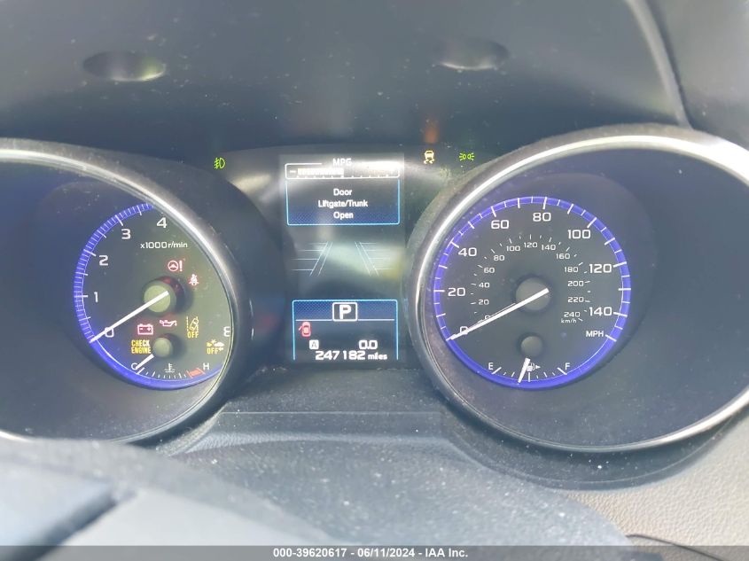 2015 Subaru Outback 2.5I Premium VIN: 4S4BSBFC8F3289034 Lot: 39620617