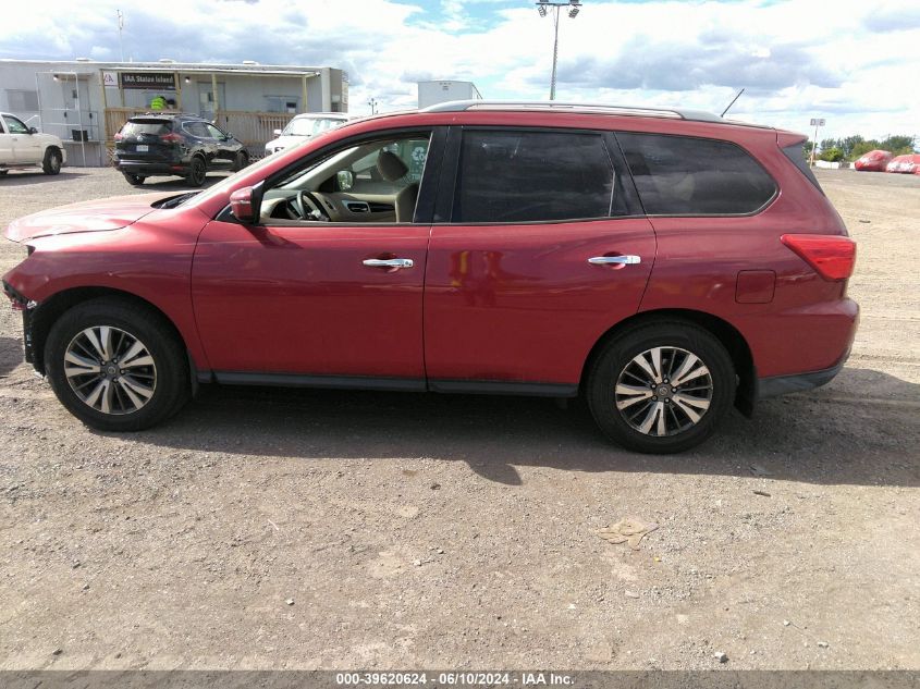 2017 Nissan Pathfinder Sv VIN: 5N1DR2MM9HC602336 Lot: 39620624