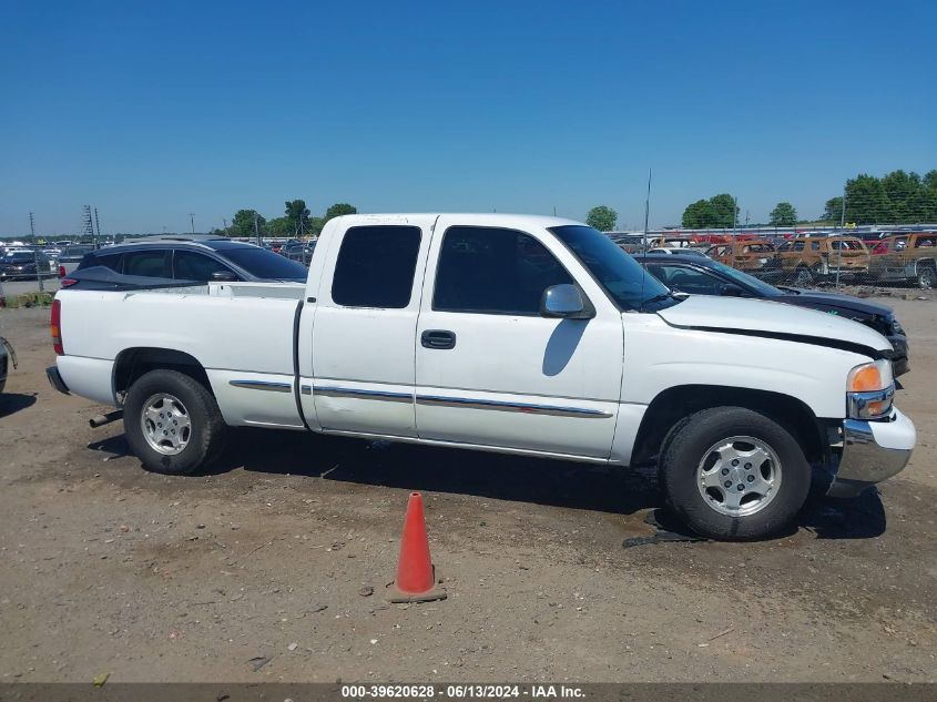 2002 GMC Sierra 1500 Sle VIN: 2GTEC19T721209825 Lot: 39620628