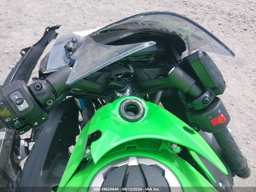 2023 Kawasaki Ex650 R VIN: ML5EXER1XPDAB0461 Lot: 39620640