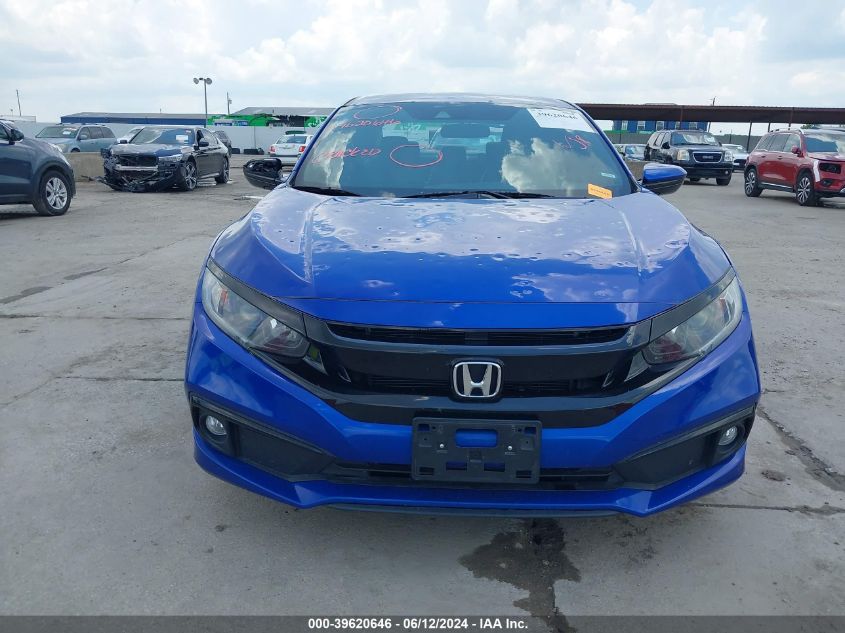 2019 Honda Civic Sport VIN: 2HGFC2F84KH551722 Lot: 39620646