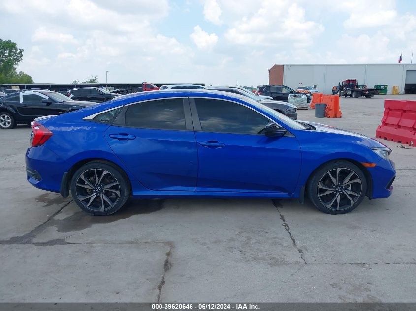 2019 Honda Civic Sport VIN: 2HGFC2F84KH551722 Lot: 39620646