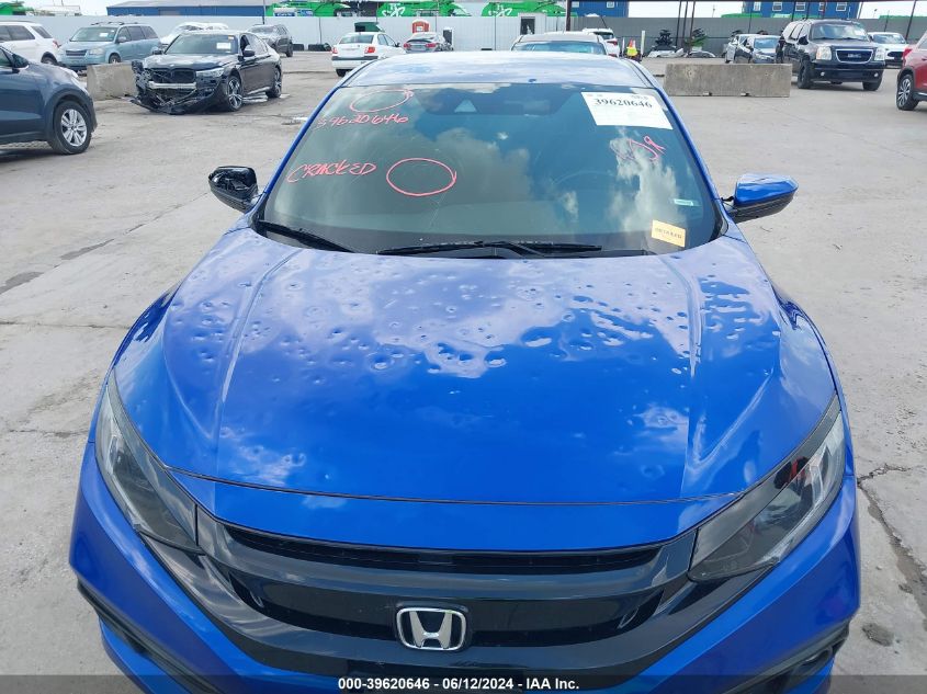 2019 Honda Civic Sport VIN: 2HGFC2F84KH551722 Lot: 39620646