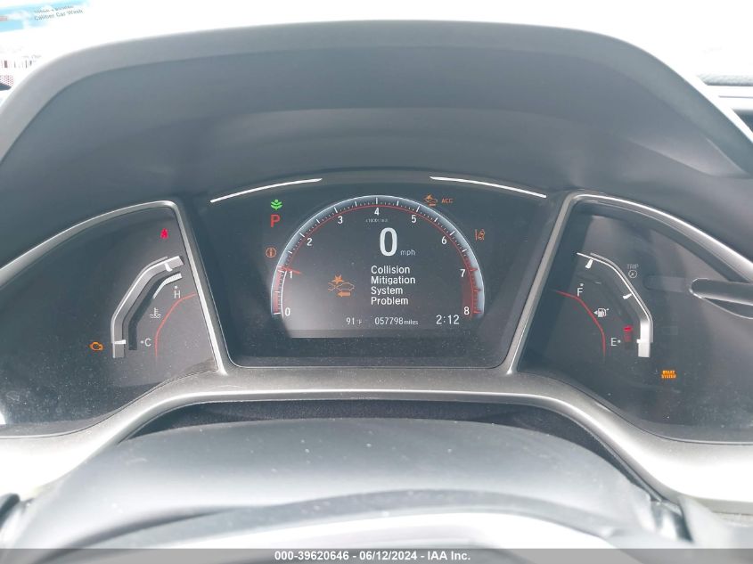 2019 Honda Civic Sport VIN: 2HGFC2F84KH551722 Lot: 39620646