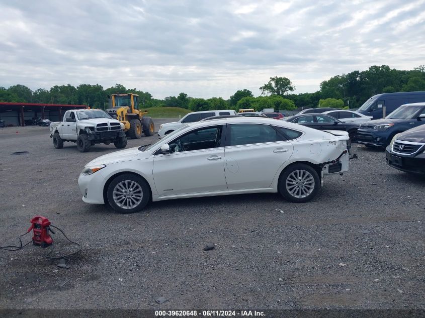 2014 Toyota Avalon Hybrid Xle Premium VIN: 4T1BD1EB0EU023738 Lot: 39620648