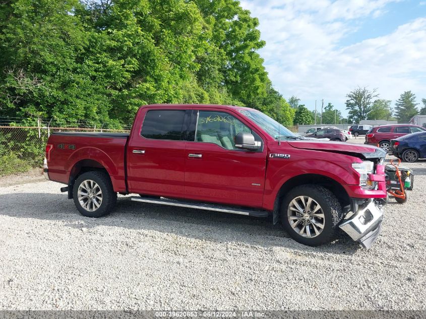 2017 Ford F-150 Xlt VIN: 1FTEW1EG3HFB40455 Lot: 39620653