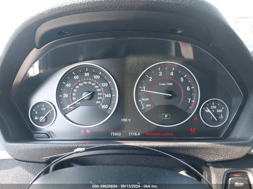 2017 BMW 330I VIN: WBA8B9G54HNU09665 Lot: 39620654