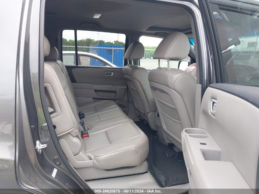 2011 Honda Pilot Ex-L VIN: 5FNYF4H73BB014926 Lot: 39620675