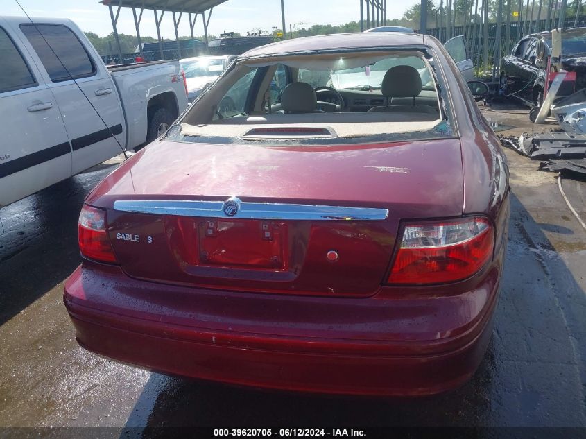 2005 Mercury Sable Ls VIN: 1MEFM55SX5A608565 Lot: 39620705