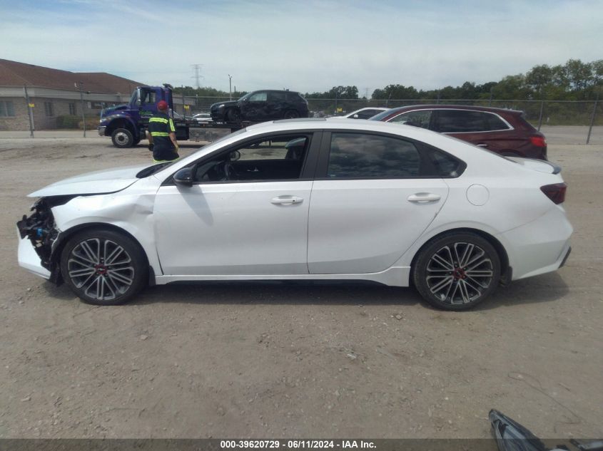 2022 Kia Forte Gt VIN: 3KPF44AC9NE437606 Lot: 39620729