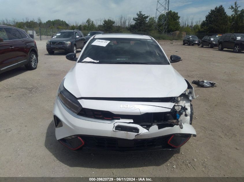 2022 Kia Forte Gt VIN: 3KPF44AC9NE437606 Lot: 39620729