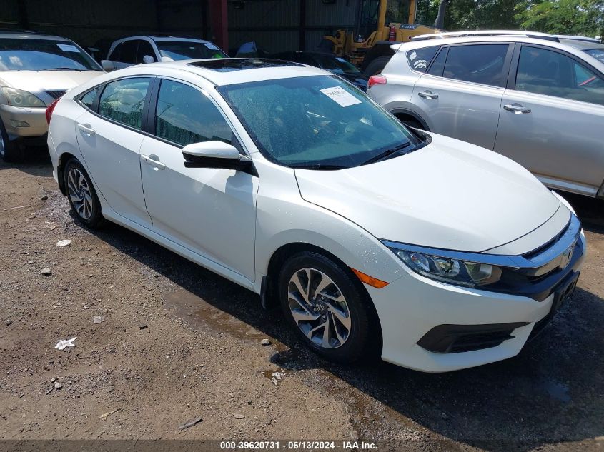 2018 Honda Civic Ex VIN: 2HGFC2F74JH505684 Lot: 39620731