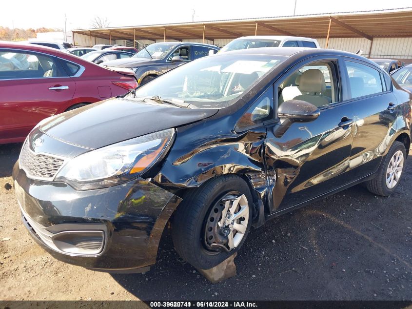 2015 Kia Rio Lx VIN: KNADM4A30F6503018 Lot: 39620741