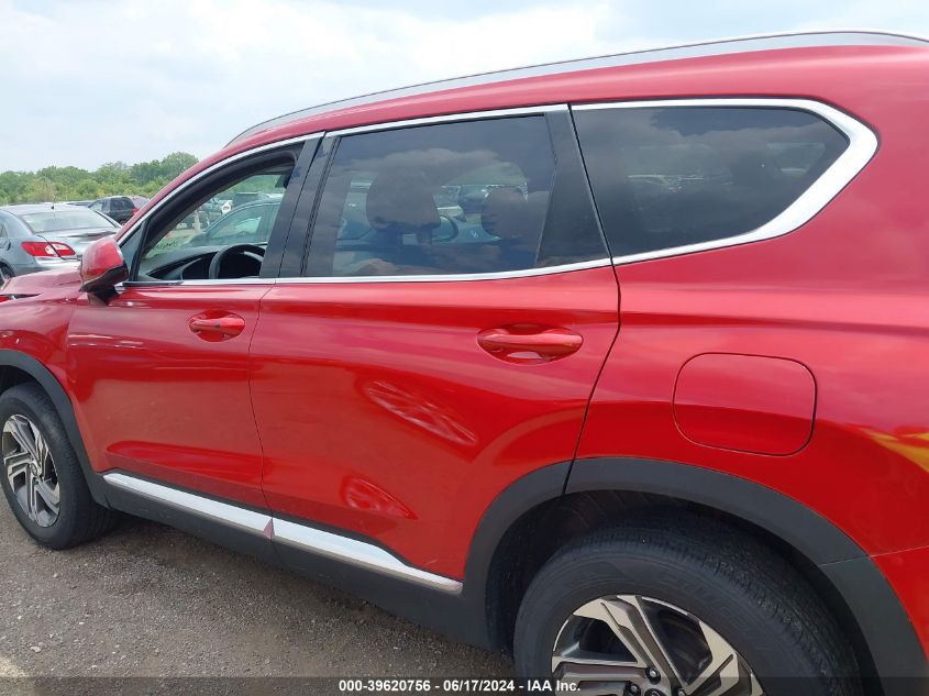 2022 Hyundai Santa Fe Sel VIN: 5NMS2DAJ7NH468686 Lot: 39620756