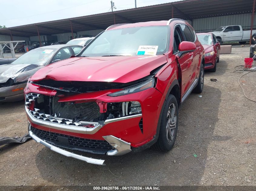 2022 Hyundai Santa Fe Sel VIN: 5NMS2DAJ7NH468686 Lot: 39620756