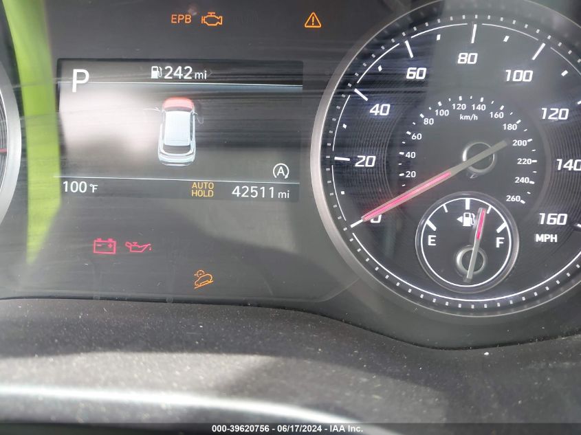 2022 Hyundai Santa Fe Sel VIN: 5NMS2DAJ7NH468686 Lot: 39620756