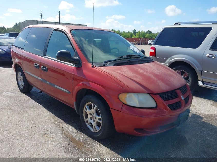 2003 Dodge Caravan Se VIN: 1D4GP25393B155442 Lot: 39620760