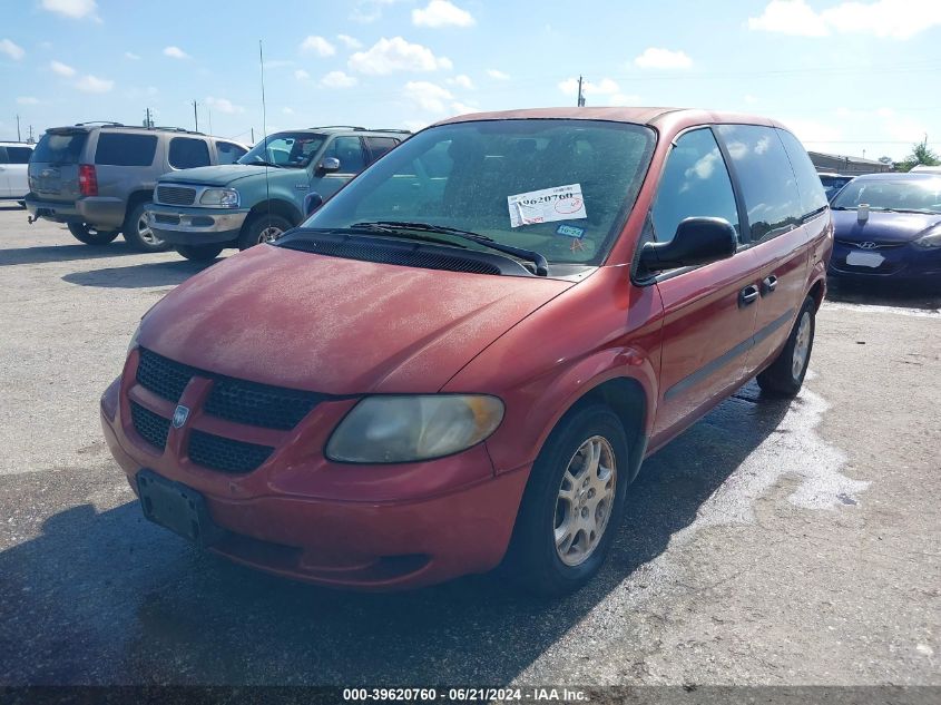 2003 Dodge Caravan Se VIN: 1D4GP25393B155442 Lot: 39620760