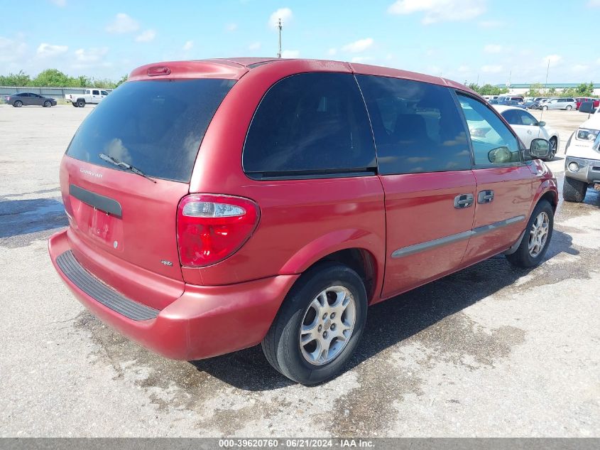 2003 Dodge Caravan Se VIN: 1D4GP25393B155442 Lot: 39620760