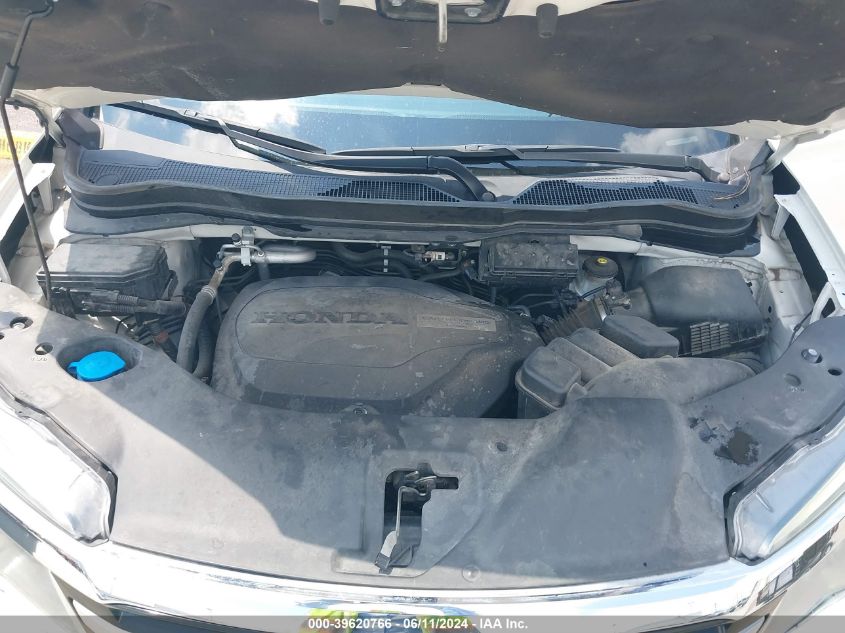 2017 Honda Pilot Elite VIN: 5FNYF6H0XHB101116 Lot: 39620766