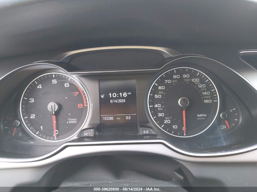 2014 Audi A4 2.0T Premium VIN: WAUFFAFL4EN000834 Lot: 39620800