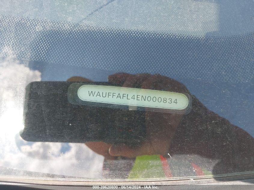 2014 Audi A4 2.0T Premium VIN: WAUFFAFL4EN000834 Lot: 39620800