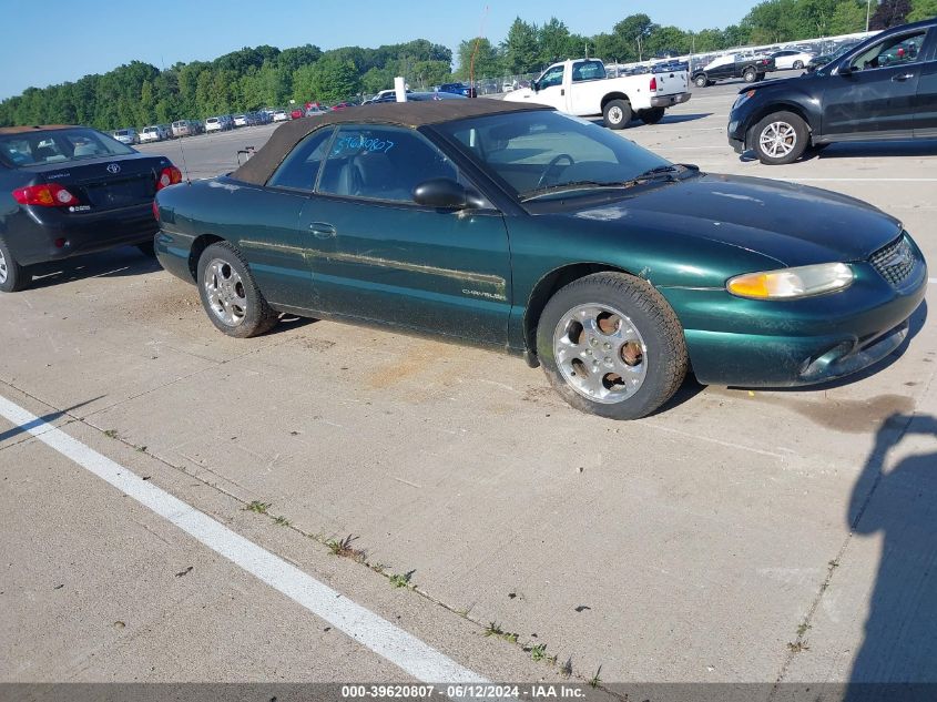 1999 Chrysler Sebring Jxi VIN: 3C3EL55H1XT203862 Lot: 39620807