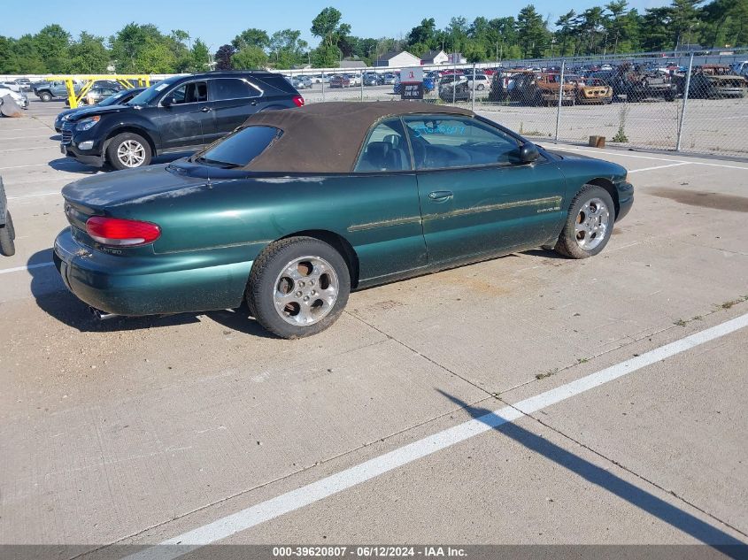 1999 Chrysler Sebring Jxi VIN: 3C3EL55H1XT203862 Lot: 39620807