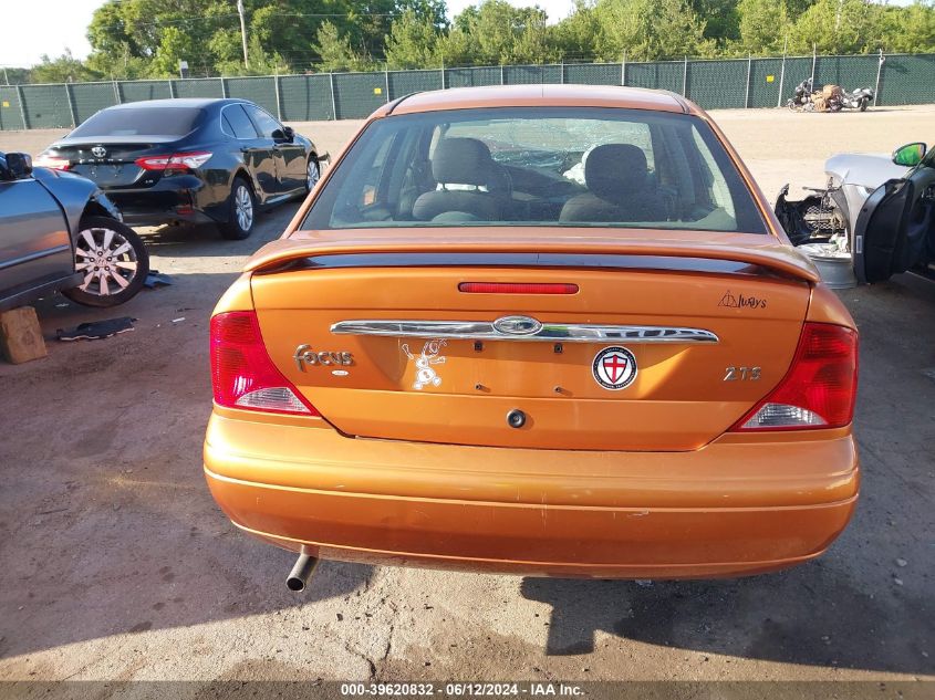 2002 Ford Focus Zts VIN: 1FAFP38322W325292 Lot: 39620832