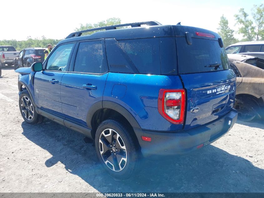 2024 Ford Bronco Sport Outer Banks VIN: 3FMCR9C67RRE24081 Lot: 39620833