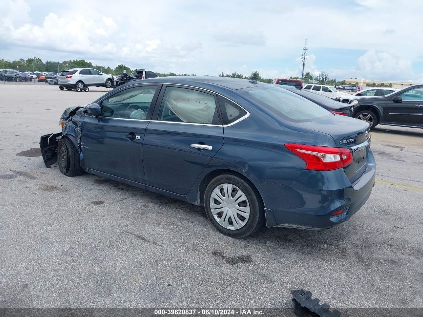 2016 Nissan Sentra Sv VIN: 3N1AB7APXGL672411 Lot: 39620837