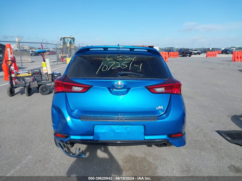 2017 Toyota Corolla Im VIN: JTNKARJE8HJ547751 Lot: 39620842