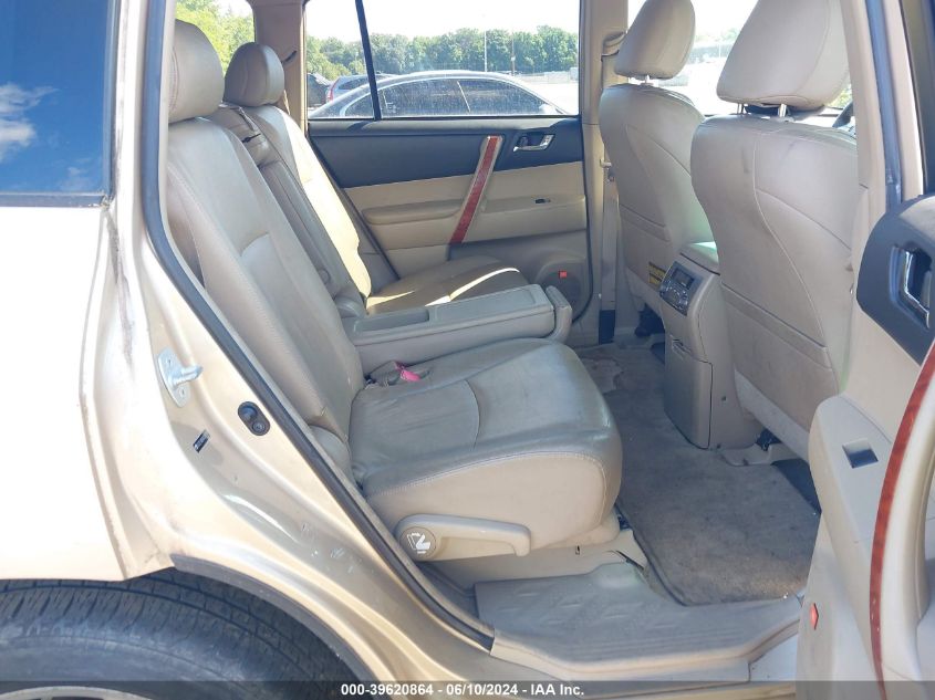 2008 Toyota Highlander Limited VIN: JTEES42A082009550 Lot: 39620864