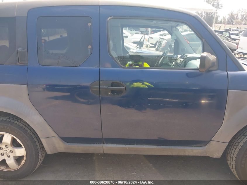 2003 Honda Element Ex VIN: 5J6YH18593L016177 Lot: 39620870