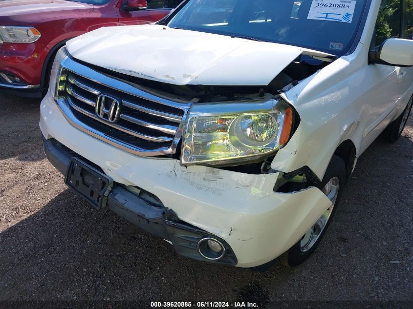 2012 Honda Pilot Ex-L VIN: 5FNYF3H58CB032476 Lot: 39620885