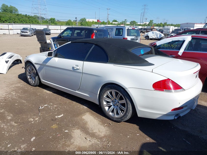 2006 BMW 650I VIN: WBAEK13406CN75238 Lot: 39620905