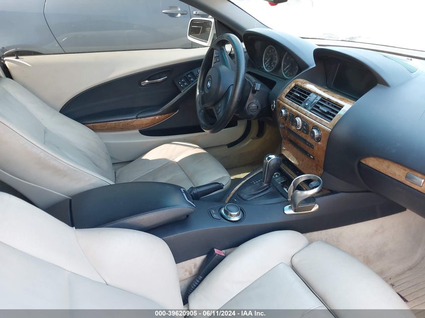 2006 BMW 650I VIN: WBAEK13406CN75238 Lot: 39620905