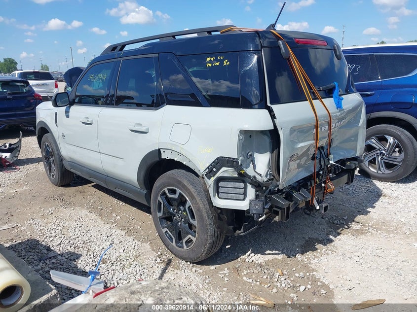 2022 Ford Bronco Sport Outer Banks VIN: 3FMCR9C68NRD10164 Lot: 39620914