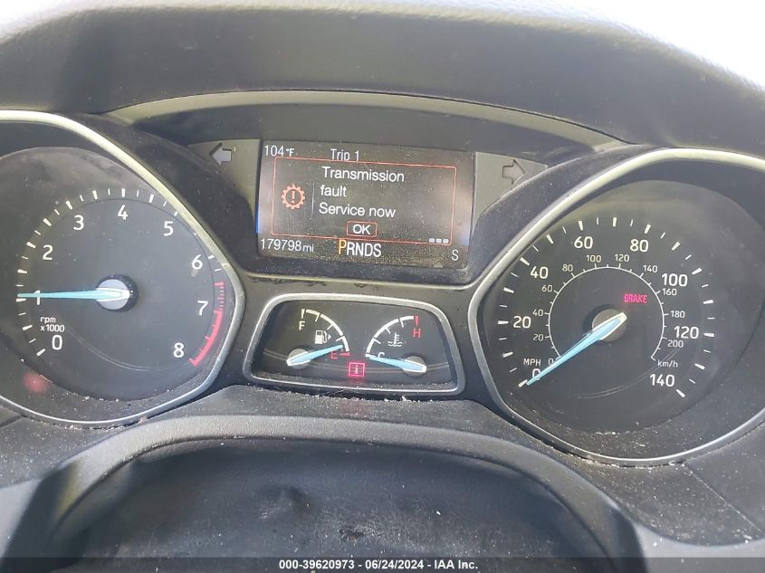 2015 Ford Focus Titanium VIN: 1FADP3N2XFL293704 Lot: 39620973