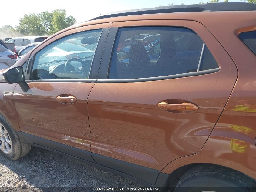 2019 Ford Ecosport Se VIN: MAJ6S3GL2KC250255 Lot: 39621050
