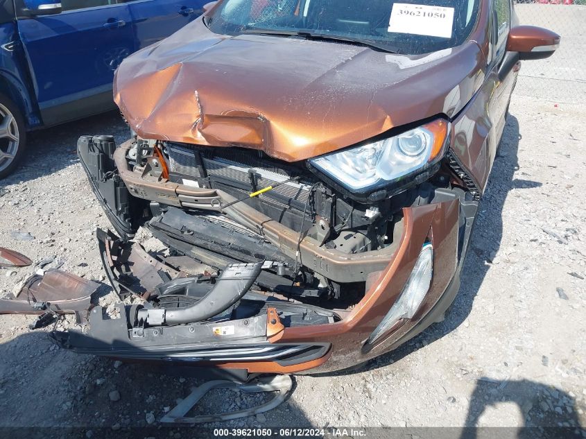 2019 Ford Ecosport Se VIN: MAJ6S3GL2KC250255 Lot: 39621050