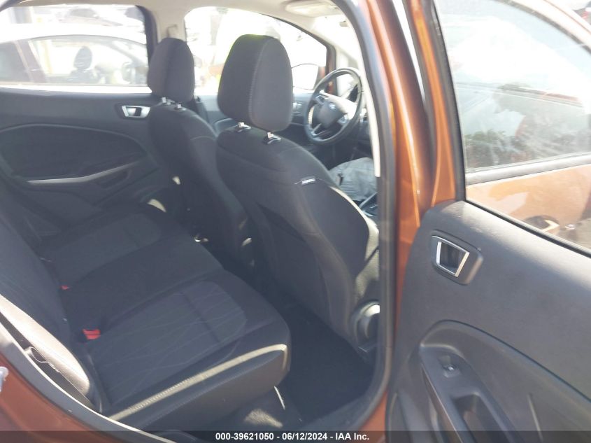 2019 Ford Ecosport Se VIN: MAJ6S3GL2KC250255 Lot: 39621050