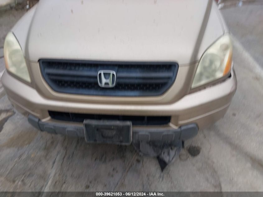 2004 Honda Pilot Ex-L VIN: 2HKYF18564H622702 Lot: 39621053