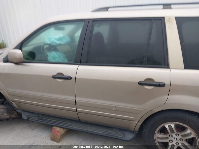 2004 Honda Pilot Ex-L VIN: 2HKYF18564H622702 Lot: 39621053