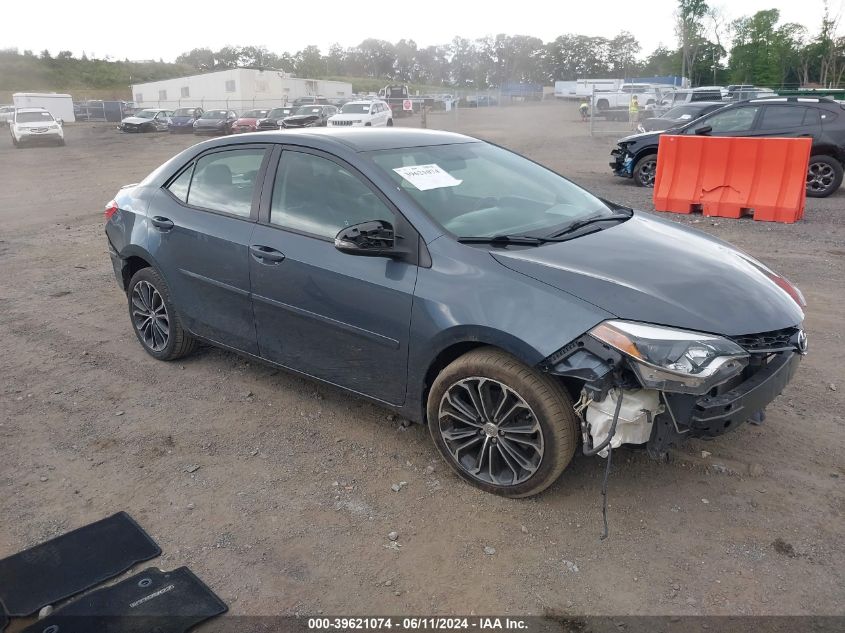 2015 TOYOTA COROLLA S PLUS - 2T1BURHE4FC360209