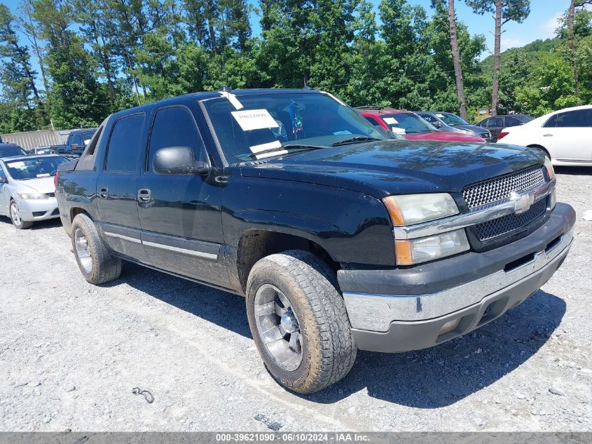 2004 Chevrolet Avalanche 1500 VIN: 3GNEC12T34G285392 Lot: 39621090