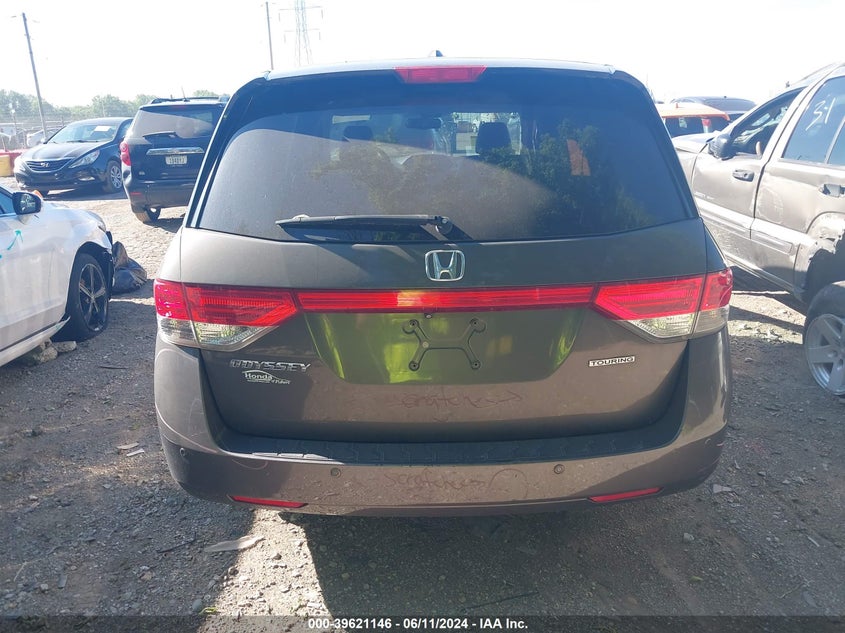 2014 Honda Odyssey Touring/Touring Elite VIN: 5FNRL5H91EB070081 Lot: 39621146