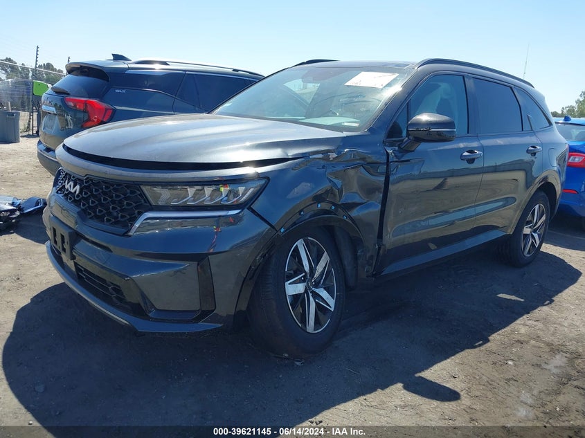 2023 Kia Sorento Ex VIN: 5XYRH4LF2PG253218 Lot: 39621145