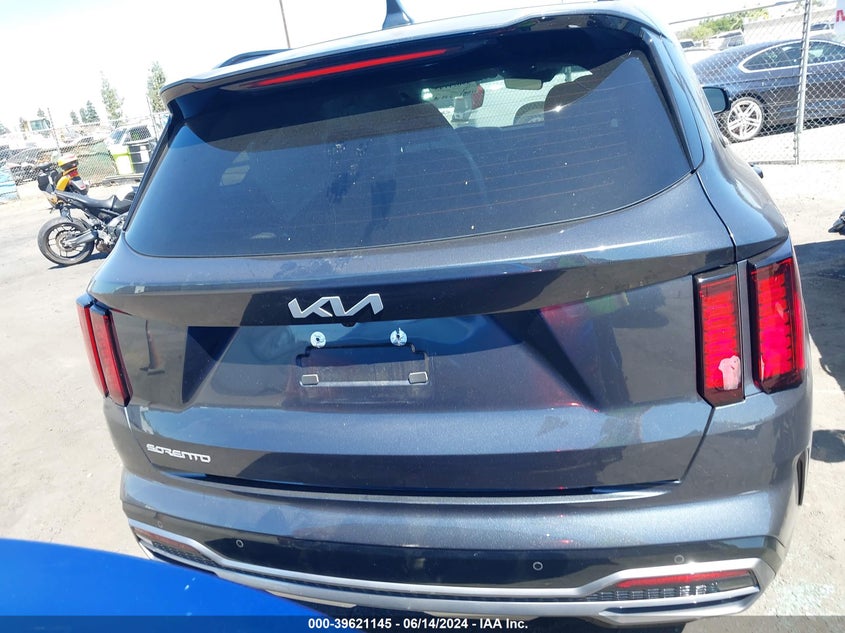 2023 Kia Sorento Ex VIN: 5XYRH4LF2PG253218 Lot: 39621145